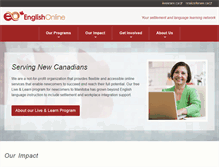 Tablet Screenshot of myenglishonline.ca